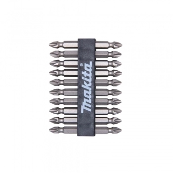 JOGO DE PONTEIRAS BITS COM 10PCS DUPLA 65MM PH2 MAKITA B-34366