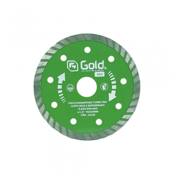 DISCO DE CORTE DIAMANTADO PRO TURBO 110X20MM GOLD