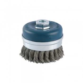 ESCOVA DE ACO COPO TRANCADA 100MM