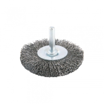 ESCOVA DE ACO CIRCULAR COM HASTE 75MM