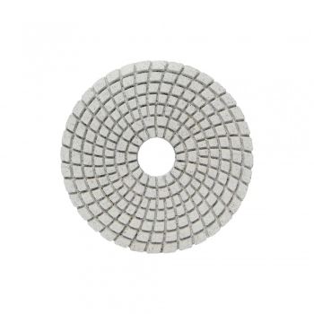 DISCO DE LIXA DIAMANTADA 4 (100MM) GRAO 50 COM VELCRO PARA POLIMENTO COM 10UN (BRILHO D AGUA)