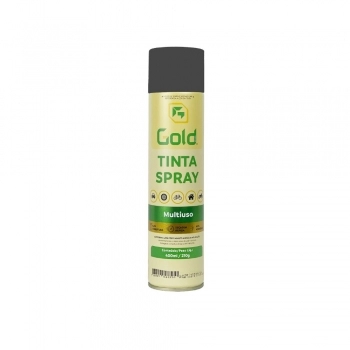 TINTA SPRAY USO GERAL 400ML PRETO FOSCO