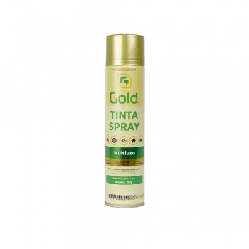TINTA SPRAY METALICA 350ML DOURADO