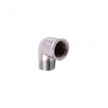 JOELHO METAL 90 1/2 X 1/2 CROMADO MACHO E FEMEA
