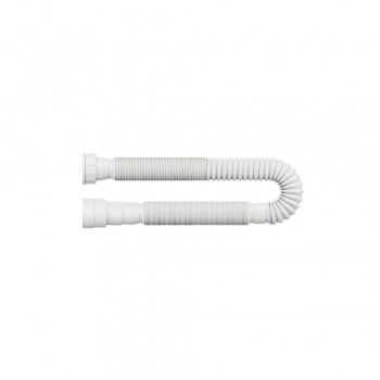 SIFAO UNIVERSAL TUBO EXTENSIVEL SANFONADO BRANCO LONGO 1,50M