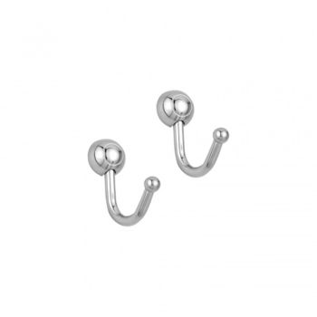 PORTA TOALHA PLASTICO CABIDE CROMADO 46094