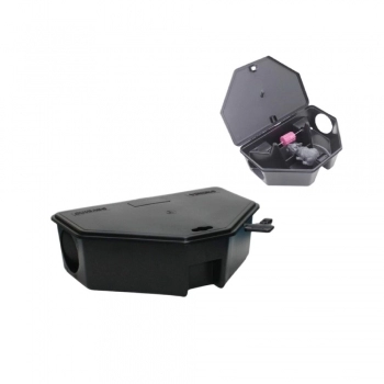 PORTA ISCA PLASTICO RATICIDA COM CHAVE