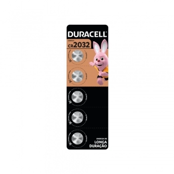 PILHA BATERIA LITHIUM 3V CR 2032 COM 05UN DURACELL