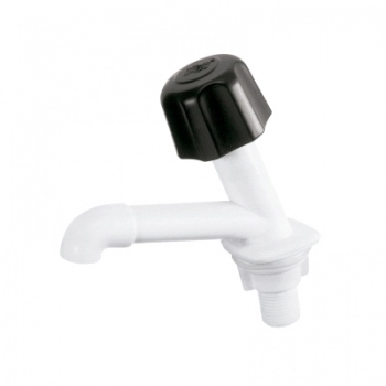 TORNEIRA PLASTICA LAVATORIO FIXA BRANCA 1/2 1195-1