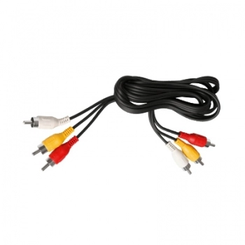 CABO AUDIO VIDEO 3+3 RCA 1,80M 8148