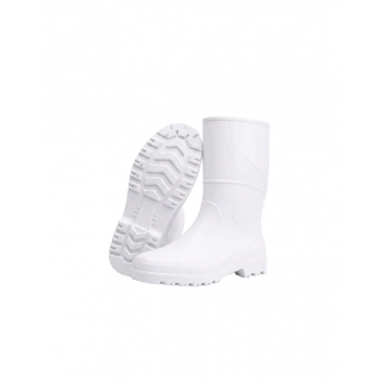 BOTA PVC BRANCA CANO CURTO N 38