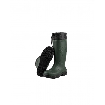 BOTA EM PU VERDE TERMICA CANO LONGO NAUTICA COM POLAINA ECOBOOTS N 37