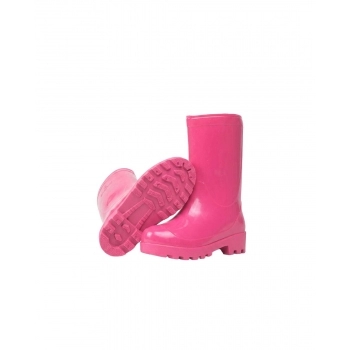 BOTA PVC INFANTIL KIDS ROSA N 28/29