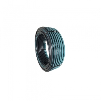 MANGUEIRA PRETA COM TARJA 2X4,0MM ROLO COM 50M