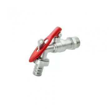 TORNEIRA ESFERA DE JARDIM METAL COM PORTA CADEADO 1/2 BFH1453