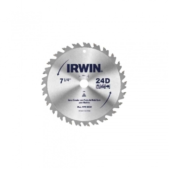 DISCO SERRA CIRCULAR WIDEA 7.1/4X20MM 24 DENTES IRWIN