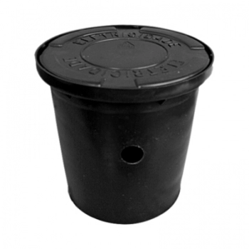 CAIXA DE INSPECAO PLASTICA ATERRAMENTO 23X20 PRETA