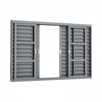 JANELA ACO COM VENEZIANA 1,20X1,20M
