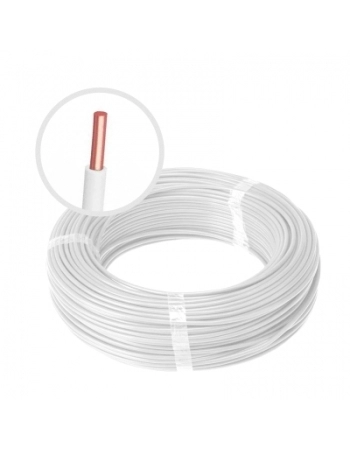 FIO SOLIDO 750V 10,0MM BRANCO ROLO COM 100M