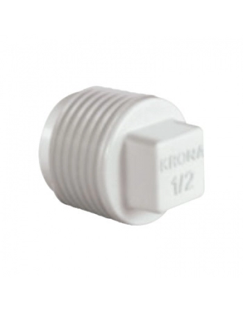 PLUG ROSCAVEL BRANCO 1/2 0293