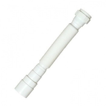 SIFAO UNIVERSAL TUBO EXTENSIVEL SANFONADO BRANCO LONGO 1,50M