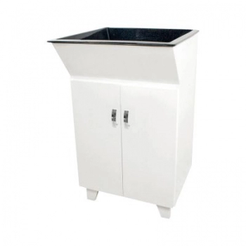 TANQUE BALCAO BACIA MARMORITE BRANCO 45LT