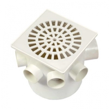 CAIXA SIFONADA QUADRADA BRANCA HERC 150X175X75MM 2257