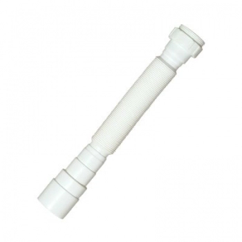 SIFAO UNIVERSAL TUBO EXTENSIVEL SANFONADO BRANCO 72CM