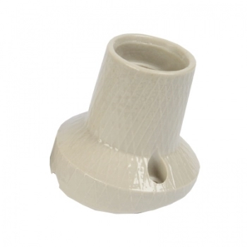 SUPORTE SOQUETE PARA LAMPADA FIXO PORCELANA CURVO E27