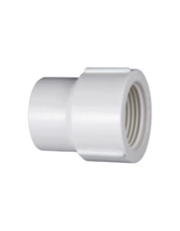 LUVA REDUCAO ROSCAVEL 3/4X1/2 BRANCA 0285