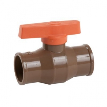 REGISTRO ESFERA SOLDAVEL MARROM 40MM