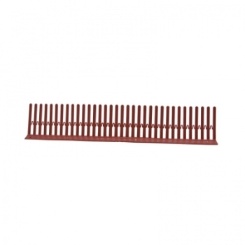 PASSARINHEIRA PLASTICA UNIVERSAL 50X9,5CM CINZA PCTE COM 25UN