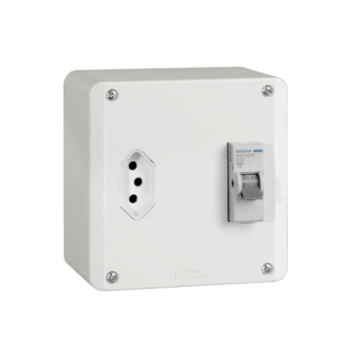 CAIXA PARA AR CONDICIONADO SOBREPOR C/ TOM. 20A C/ DISJ. 20A 89065