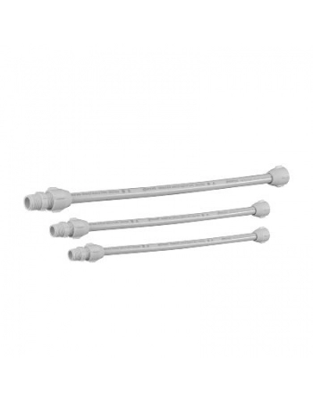 ENGATE FLEXIVEL PLASTICO BRANCO 30CMX1/2 0741