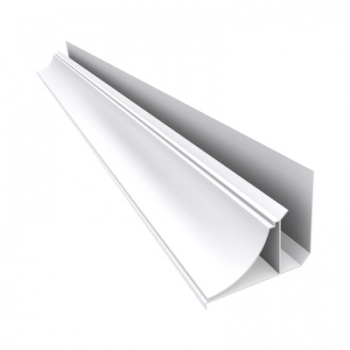 ACABAMENTO PVC BRANCO MEIA CANA BARRA COM 6,0M