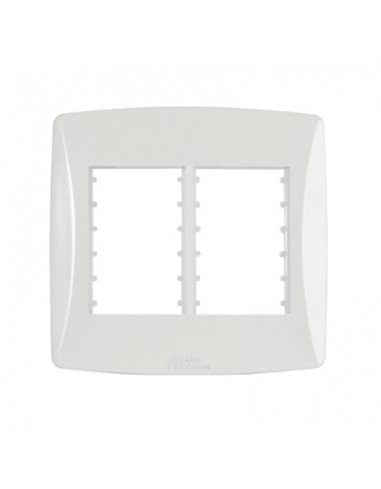 LINHA PETRA PLACA 4X4 4 MODULOS BRANCO 82022