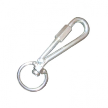 MOSQUETAO ZINCADO COM ROSCA GRANDE