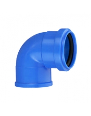 JOELHO 90 AZUL COM ANEL VEDACAO DN 38X40MM 0624