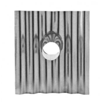 TELHA PARA FOGAO ONDULADO GALVANIZADA 06MM 50CM