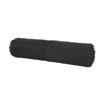 TELA PLASTICA GALINHEIRO 1,00X50M PRETA