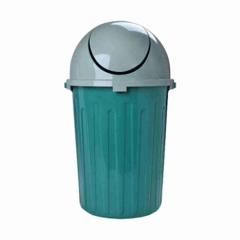 LIXEIRA PLASTICA COM TAMPO BASCULANTE 80L