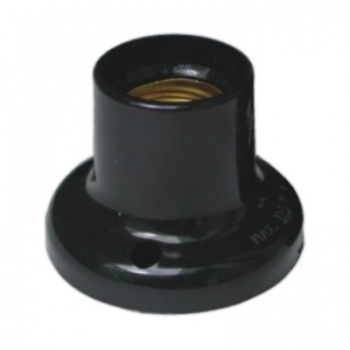 SUPORTE SOQUETE PARA LAMPADA FIXO PRETO RADIAL 1201.014