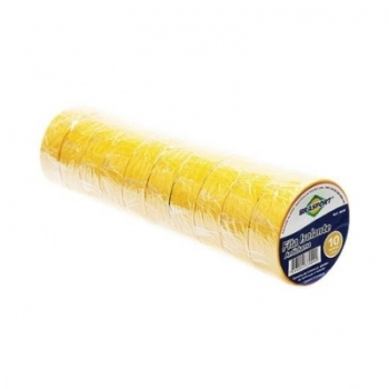 FITA ISOLANTE AMARELA 19MMX10M