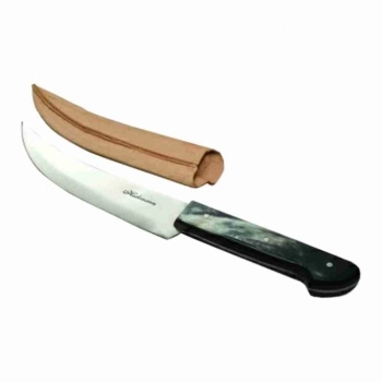FACA INOX CORREADEIRA BAINHA COURO N 7 102/7