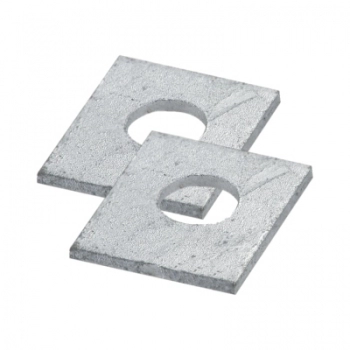 ARRUELA QUADRADA PARA PARAFUSO POSTE 32X32 FURO 14MM