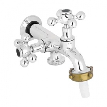 TORNEIRA INOX PARA MAQUINA E TANQUE FIXA PAREDE C33 1131