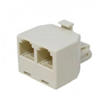 ADAPTADOR TELEFONE TIPO T 1 PARA 2 JACKS 33113
