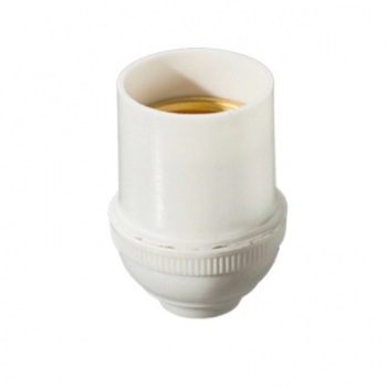 SUPORTE SOQUETE PARA LAMPADA PENDENTE E27 BRANCO 30131
