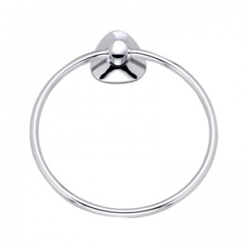 PORTA TOALHA PLASTICO CIRCULAR CROMADO 46092
