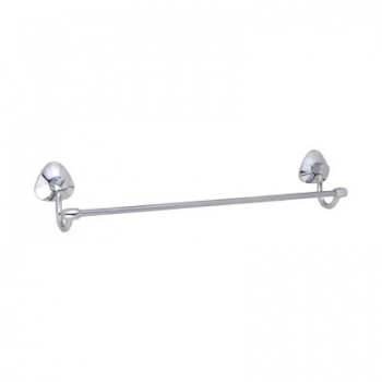 PORTA TOALHA PLASTICO RETO CROMADO 46090